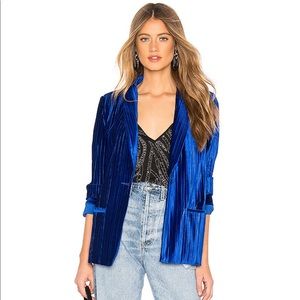 REVOLVE MAJORELLE Fairbanks Blazer in Cobalt Blue Size L